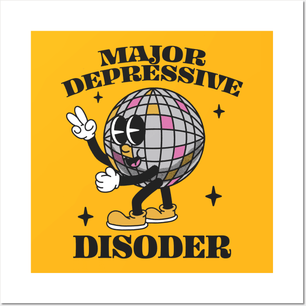 Major Depressive Disorder Wall Art by Cybord Design